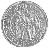 dukat 1687, Nagybánya, Aw: Stojący król i litery
