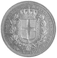 Karol Albert 1831-1849, 100 lirów 1835, Turyn, F