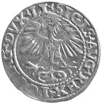 półgrosz 1554, Wilno, Kurp. 678 R4, Gum. 598, T. 12, ładna i rzadka moneta