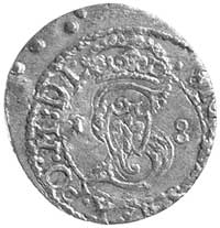 szeląg 1618, Wilno, odmiana bez herbu podskarbie