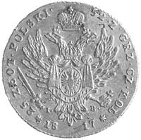 25 złotych 1817, Warszawa, drugi egzemplarz, złoto, 4.89 g