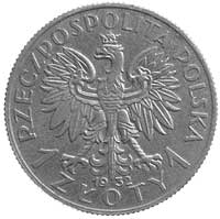 1 złoty 1932, Głowa Kobiety, wypukły napis PRÓBA, Parchimowicz P-131a, wybito 120 sztuk, srebro, 3..