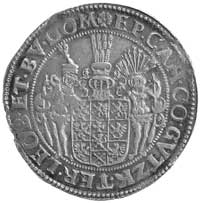 talar 1633, moneta z tytulaturą biskupa kamieńskiego, Hildisch 323, Dav. 7282 D, ze zbioru Poggego..