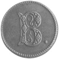 Bieniądzice, moneta zastępcza o nominale 1 wybita w dobrach Bieniądzice powiat Wieluń należących d..