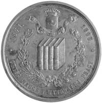 medal sygn. K. Bartoszewicz, poświęcony wybitnemu numizmatykowi E. Hutten-Czapskiemu 1896 r., Aw: ..