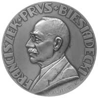 Franciszek Prus-Biesiadecki- medal autorstwa P. Wojtowicza 1931 r., Aw: Popiersie w lewo i napis w..