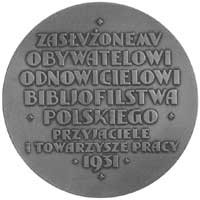 Franciszek Prus-Biesiadecki- medal autorstwa P. Wojtowicza 1931 r., Aw: Popiersie w lewo i napis w..