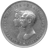 medal zaślubinowy carewicza Aleksandra z Marią A
