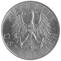 I Republika Austriacka, 25 szylingów 1931, Wiedeń, Aw: Nominał i data, Rw: Herb państwowy, Herinek..