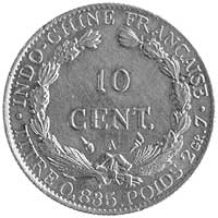 10 centów 1914, Aw i Rw j. w. katalogu j. w. wyceniona w stanie XF na 150 $, UNC 300 $