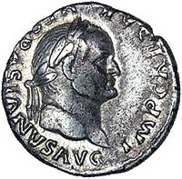 Wespazjan 69- 79, denar, Aw: Popiersie w prawo i