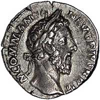Kommodus 177- 192, denar, Aw: Popiersie w prawo 