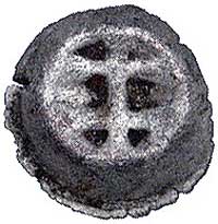 Toruń- brakteat; Krzyż jagielloński, Gum.457, Ba