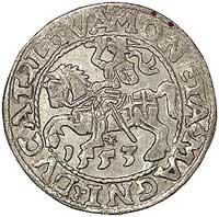 półgrosz 1553, Wilno, Kurp. 680 R3, Gum. 598, T. 5, ładna i rzadka moneta