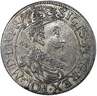 ort 1610, Gdańsk, odmiana z kropką za łapą niedźwiedzia, Kurp. 2234 R5, Gum. 1382, rzadka moneta w..