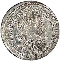 trojak 1619, Ryga, Kurp. 2533 R3, Gum. 1457, ładna i rzadka moneta