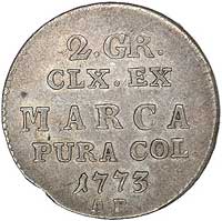 2 grosze srebrne 1773, Warszawa, Plage 258