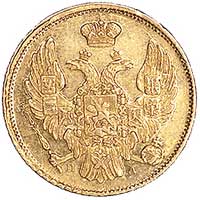 3 ruble = 20 złotych 1838, Petersburg, Plage 307, Fr. 111, złoto, 3.93 g, bardzo ładny egzemplarz