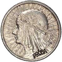 2 złote 1932, Głowa Kobiety, wklęsły napis PRÓBA, moneta nieopisana w katalogu Parchimowicza, nakł..