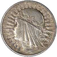 1 złoty 1932, Głowa Kobiety, wypukły napis PRÓBA, Parchimowicz P-131 a, wybito 120 sztuk, srebro, ..