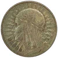 1 złoty 1932, Głowa Kobiety, wypukły napis PRÓBA, Parchimowicz P-131 b, wybito 100 sztuk, brąz, 3...