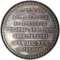 medal wybity w 1772 r. dla upamiętnienia zasług 