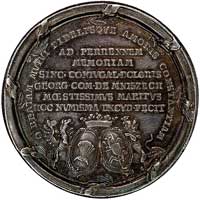 medal wybity z okazji śmierci  Marii Amalii Mnis