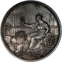 Wystawa w Brzeżanach- medal 1903 r., Aw: Napis półkolisty PRZEGLĄDOWA WYSTAWA PRZEMYSŁU  KRAJOWEGO..