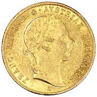 dukat 1855, Wiedeń, Herinek 78, Fr. 388, złoto, 3.47 g