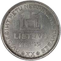 10 litu 1938, Smetona, K.M. 84, moneta wybita z 