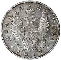 połtina 1817, Petersburg, Uzdenikow 1440, rzadka i ładnie zachowana moneta