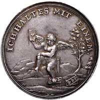 medalik alegoryczny koniec XVIII w., Aw: Amorek 