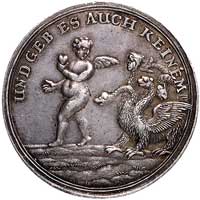medalik alegoryczny koniec XVIII w., Aw: Amorek 