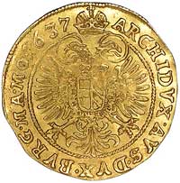 Ferdynand II 1619-1637, dwudukat 1637, Praga, Aw