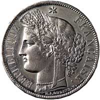 II Republika 1848-1852, 5 franków 1850, Paryż, K.M. 6.1