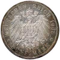Wilhelm II 1888-1918, 5 marek 1901, Berlin, J. 106, wybite dla uczczenia 200-lecia Królestwa Prus