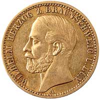 Wilhelm 1830-1884, 20 marek 1875, Berlin, J. 203, Fr. 3775, złoto, 7,90 g, rzadkie