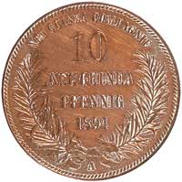 10 fenigów 1894, Berlin, J. 703, rzadkie