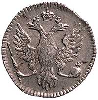 2 kopiejki 1757, Uzdenikow 4234, Mich 318, ładnie zachowana, rzadka moneta