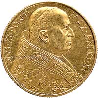 100 lirów 1932, Rzym, Fr. 283, złoto, 8,79 g