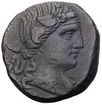 CHERSONES TAURYDZKI- Pantikapea, AE-25 100-70 pne, Aw: Głowa Dionizosa w prawo, Rw: Kołczan, SNG-B..