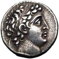 SYRIA-Królestwo Seleucydów, Demetriusz II Nikator drugie panowanie 129-125 pne, tetradrachma, Aw: ..