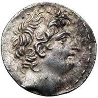 SYRIA- Królestwo Seleucydów, Antioch VIII 125-121 pne, tetradrachma, Aw: Głowa w diademie w prawo,..