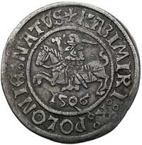 grosz 1506, Głogów, Kurp. 4 R2, Gum. 474, moneta wybita przez królewicza Zygmunta, księcia głogows..