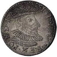 trojak 1592, Olkusz, odmiana z herbem Topór i zn
