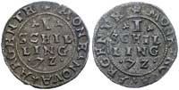 zestaw szelągów 1572, Dahlen, Kurp. 993 R2, razem 2 sztuki