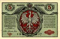 5 marek polskich 9.12.1916, \Generał, \"biletów, Miłczak 11b
