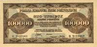 100.000 marek polskich 30.08.1923, Miłczak 35, Pick 34