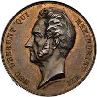 Robert Fergusson- medal autorstwa Wł. Oleszczyńskiego wybity staraniem Komitetu Paryskiego w 1832 ..