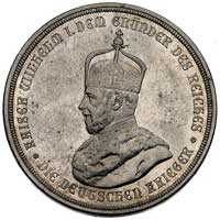 pomnik cesarza Wilhelma I w Kyffhäuser 1896 r., Aw: Popiersie Wilhelma I w lewo i napis w otoku, R..